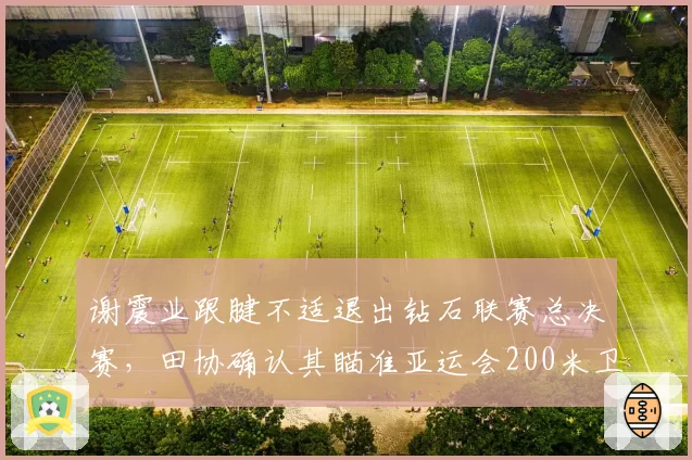 谢震业跟腱不适退出钻石联赛总决赛，田协确认其瞄准亚运会200米卫冕